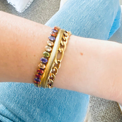 Forever Yours Figaro Bracelet