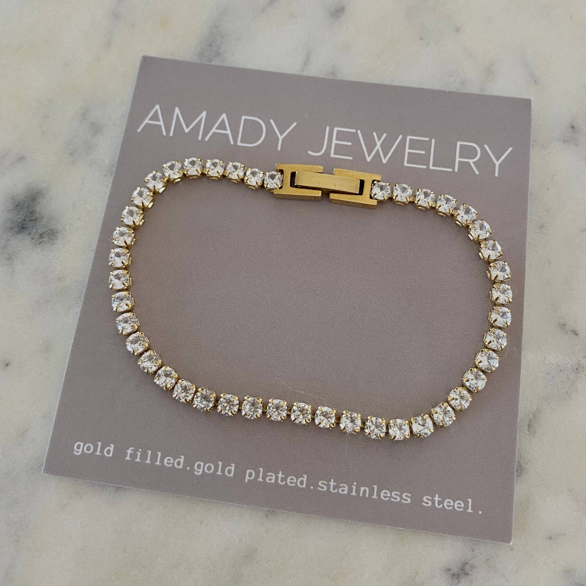 Golden Hour Tennis Bracelet