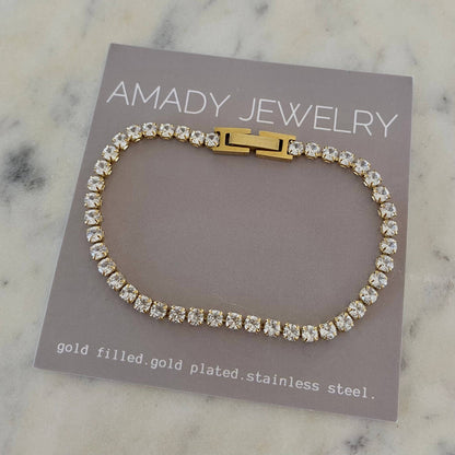 Golden Hour Tennis Bracelet