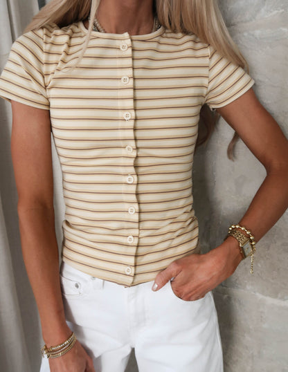 Kaia Striped Top