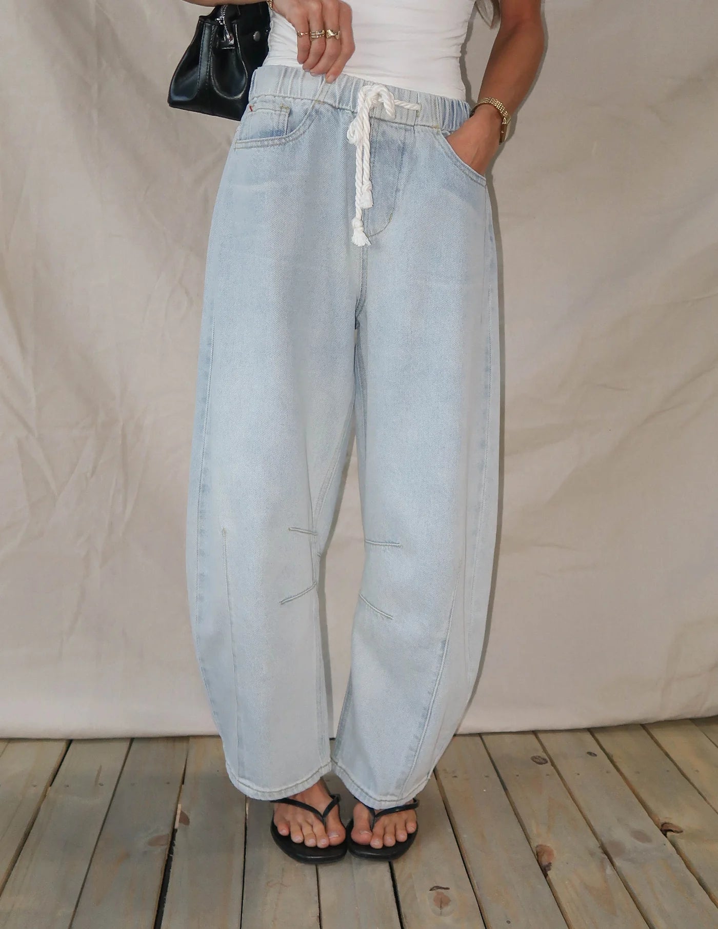 Easton Barrel Denim Pants