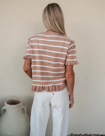 Jeselle Striped Cardigan