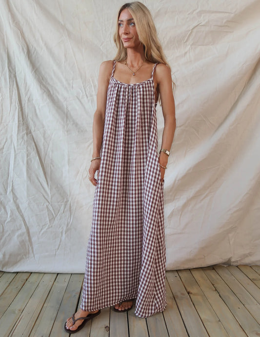 Reese Gingham Swimcover