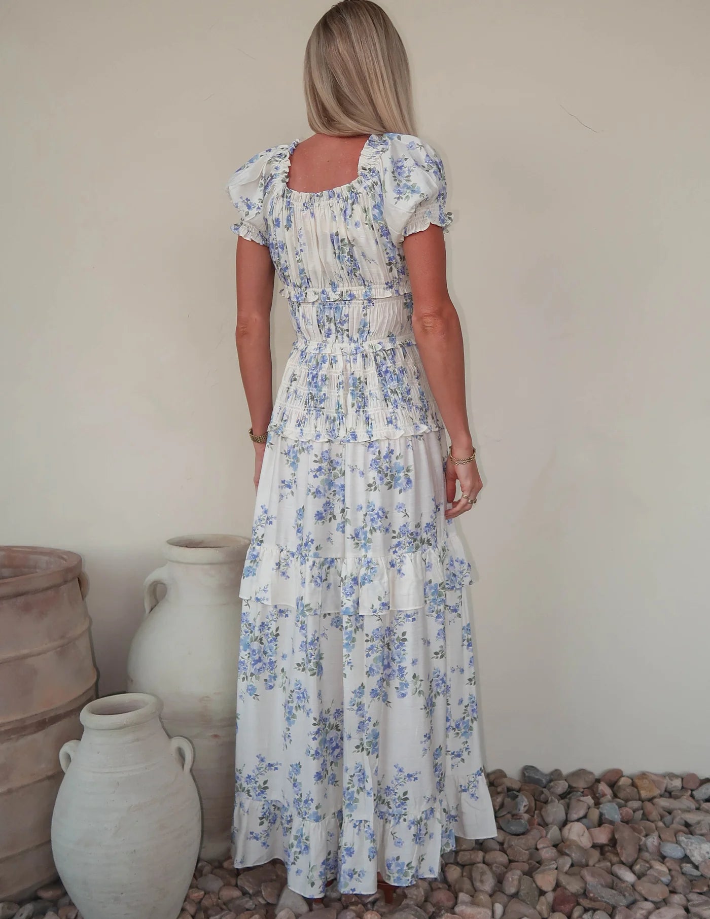 Katy Floral Tiered Dress