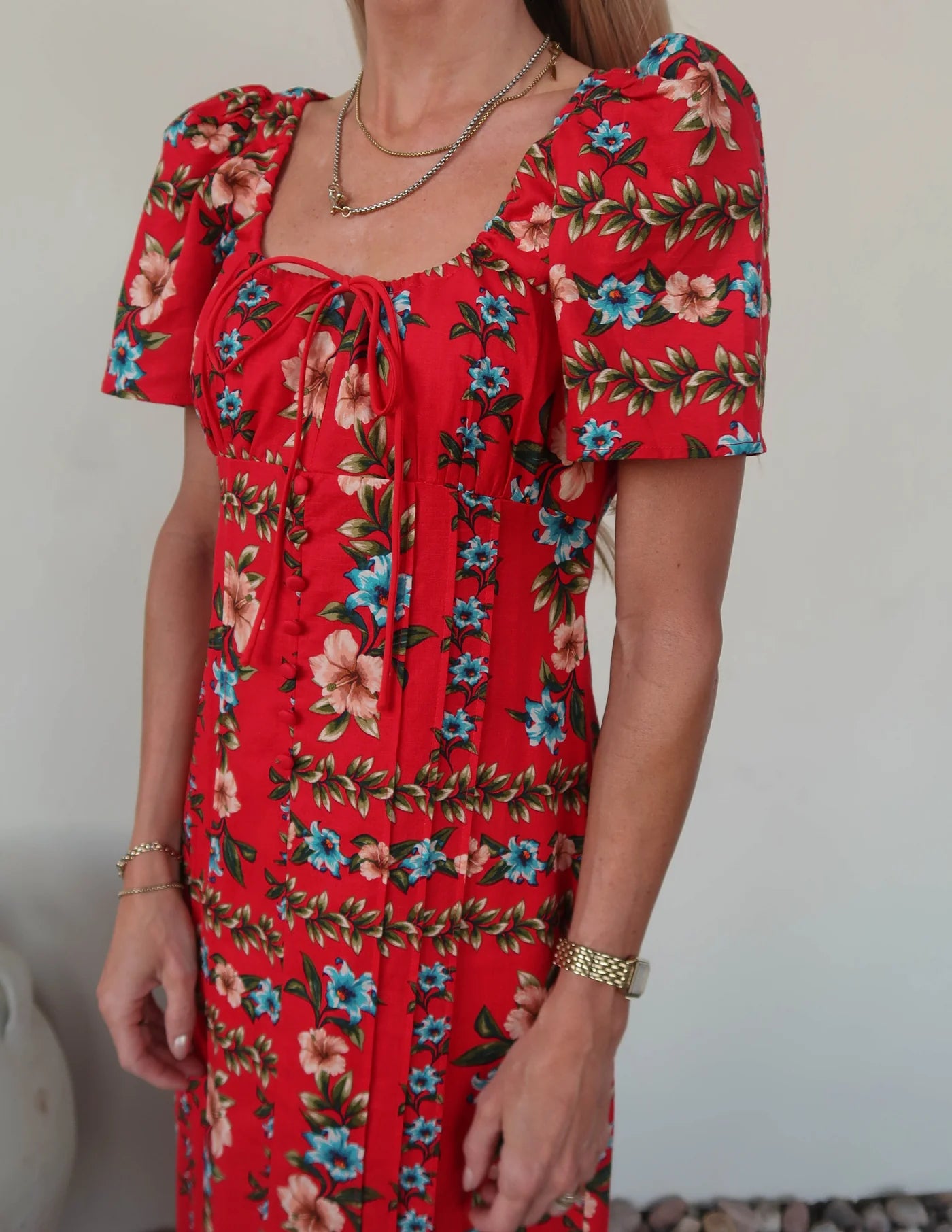 Cara Floral Puff Sleeve Dress