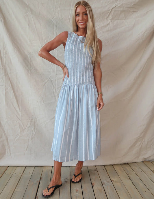Coastal Breeze Stripe Dress