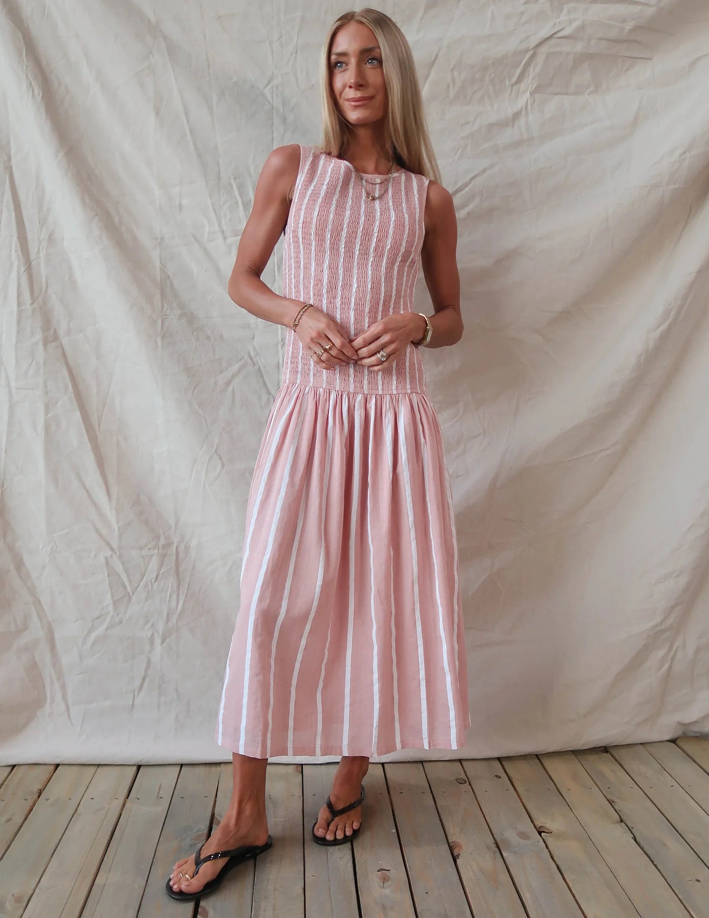 Coastal Breeze Stripe Dress