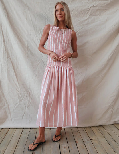 Coastal Breeze Stripe Dress