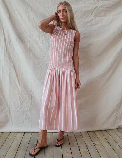 Coastal Breeze Stripe Dress