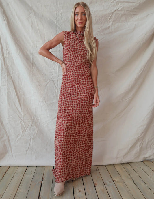 Saffron Bloom Maxi Dress