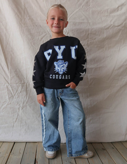 BYU Velocity Kids Crewneck