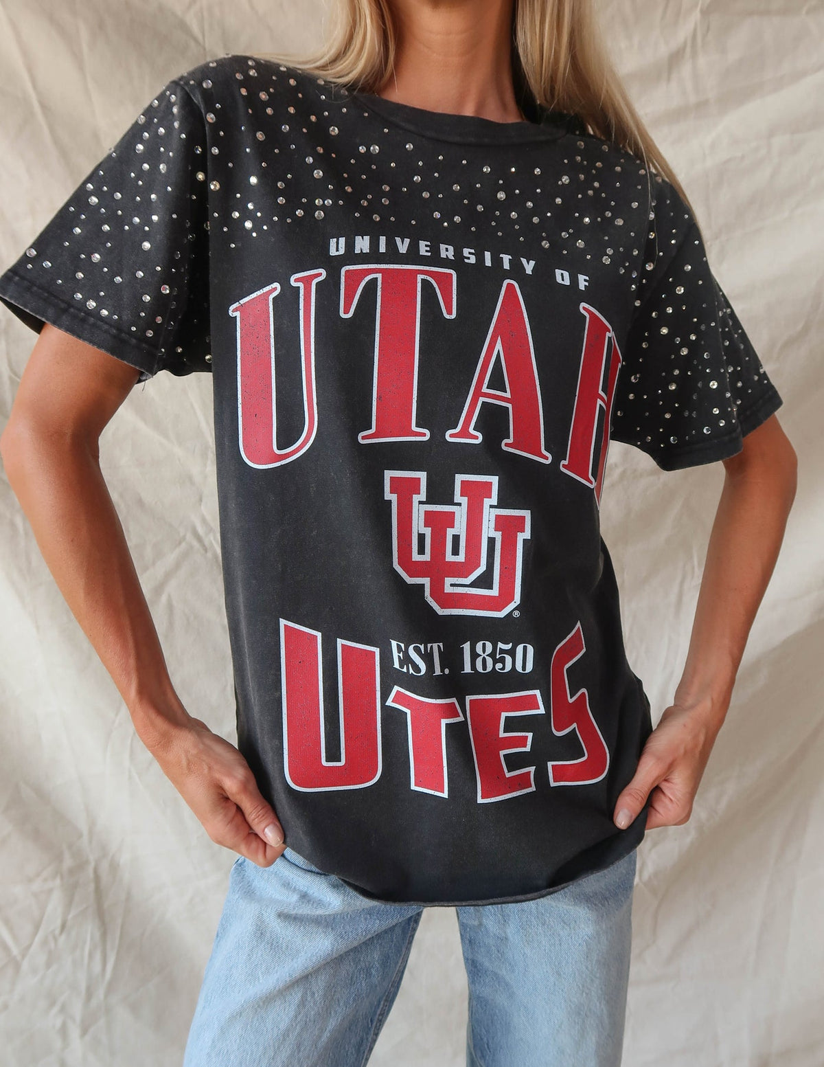 Utah Utes Rhinestone Tee