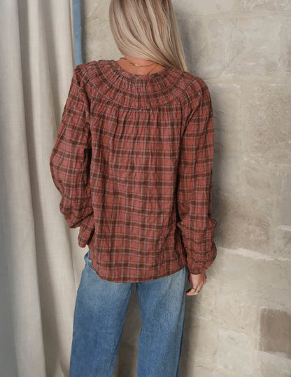 Brinley Plaid Blouse