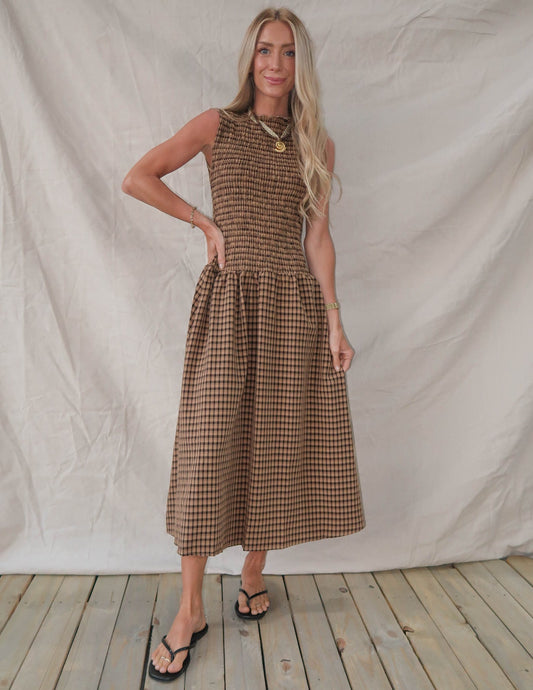 Aspen Ridge Gingham Dress