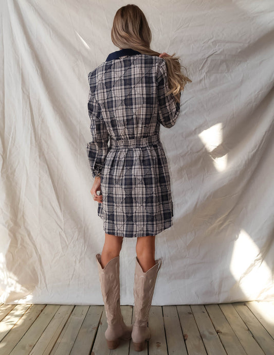 Alessia Plaid Dress