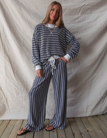 Colleen Striped Two Piece Set
