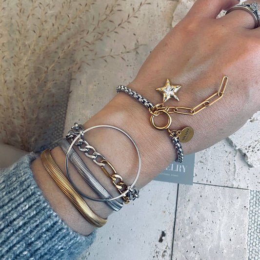 Starlink Mixed Metal Bracelet