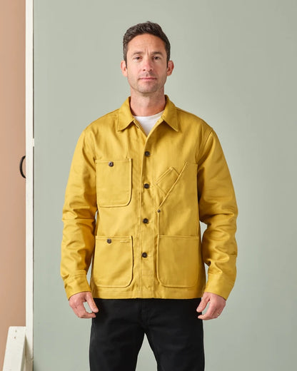 Coverall Jacket - Raw Denim (Mustard)