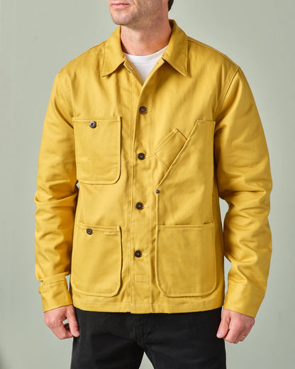 Coverall Jacket - Raw Denim (Mustard)