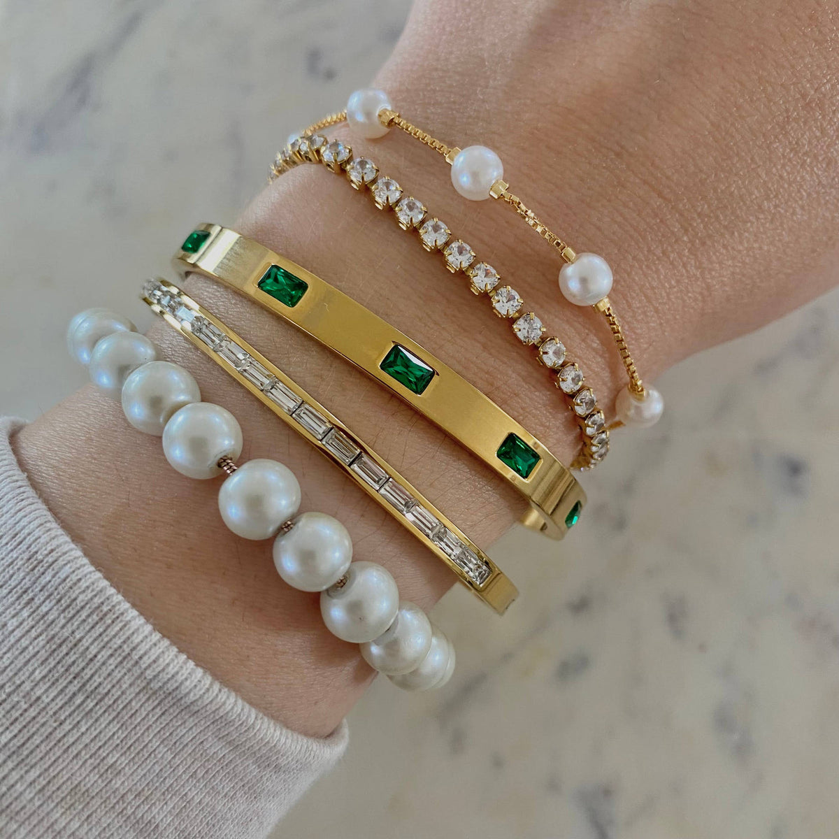 Golden Hour Tennis Bracelet