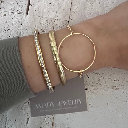 First Class Bangle Bracelet